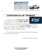 Constancia de Trabajo Walter