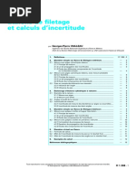 Etalons de Filetage Et Calculs Incertitude