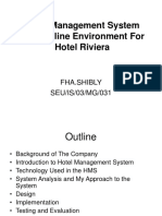 Hotel Management System With Online Environment For Hotel Riviera