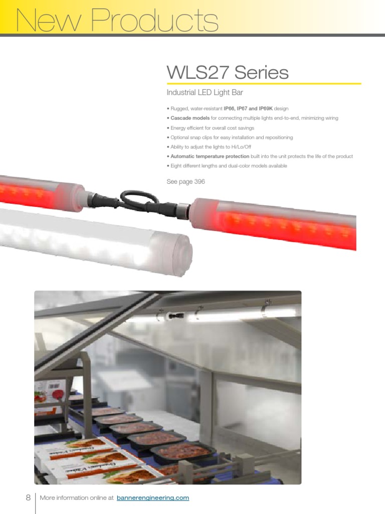 WLS27 Industrial LED Light Bar Features | PDF | Building Engineering ...