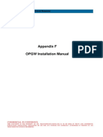 Appendix F OPGW Installation Manual: AFL Telecommunications Technical Response