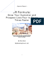 5R Formula:: Grow Your Customer and Prospect Lists Four To Seven Times Faster