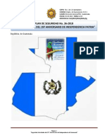 Plan de Seguridad No. 36-2018, 197 Años de Independencia de Guatemala