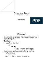 Chapter Four: Pointers