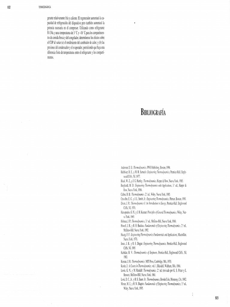 Tablas Termodinamica Wark | PDF