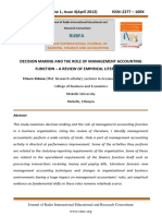 Decision Making and The Role of Manageme PDF