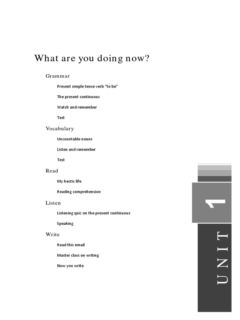 Units 1 16 Verb Adverb