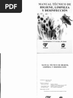 Manual Tecnico de Higiene Limpieza Y Desinfeccion | PDF