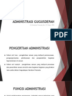 Administrasi Gugusdepan