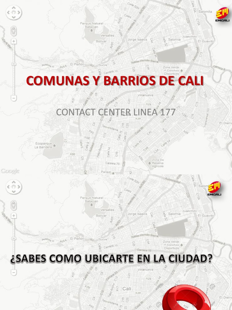 Barrios y comunas de la ciudad de Cali | PDF | Madrid | Colombia