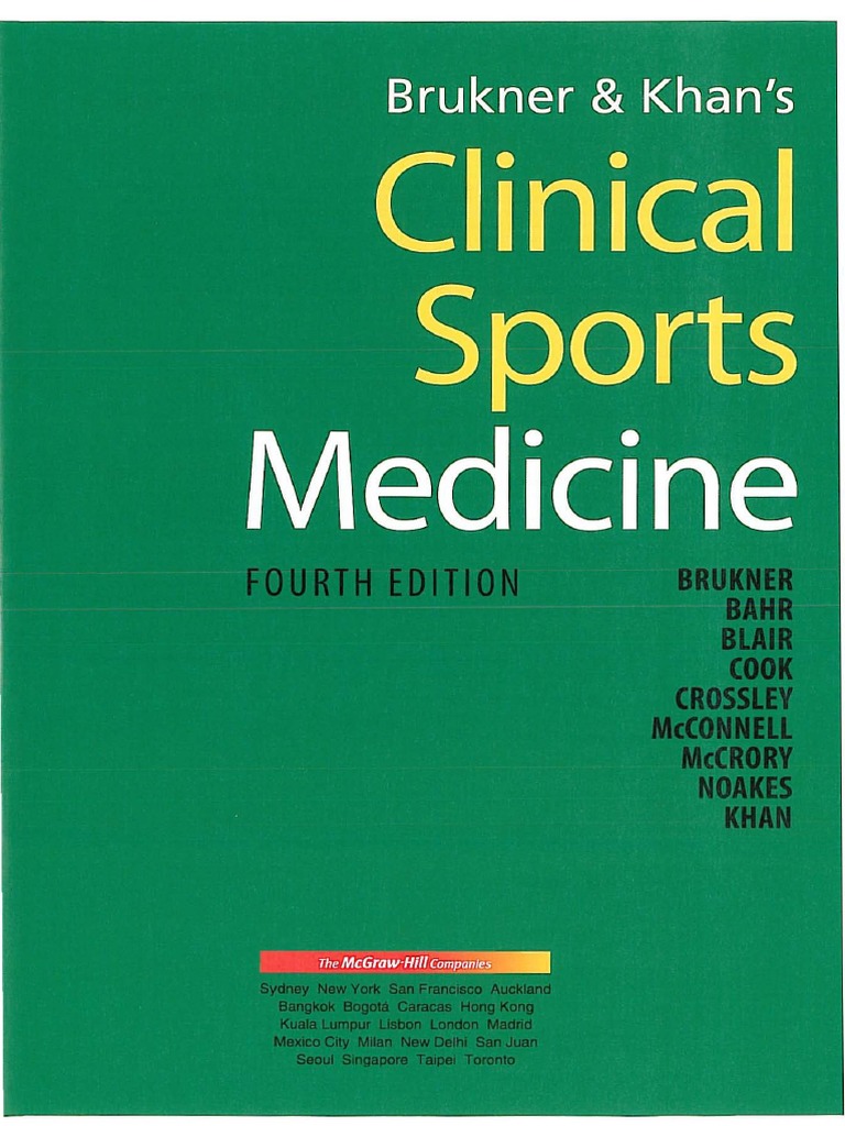 Clinical Sports Medicine (4th Edition) Brukner, Khan PDF Pain