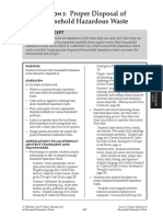 Proper Disposal of Household Hazardous Waste: Lesson 3