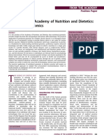 Posição Da Academia de Nutrição e Dietética PDF