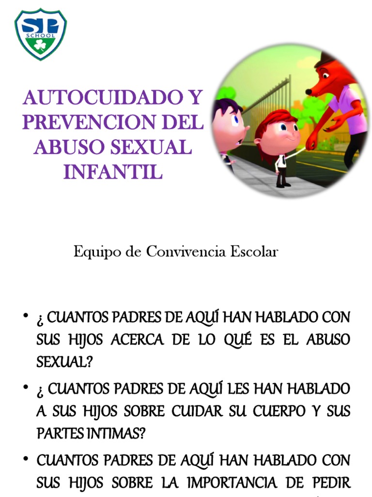 Autocuidado y Prevención del Abuso Infantil | PDF | Abuso sexual | Adultos
