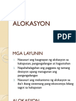 ALOKASYON