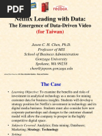 Netflix Leading With Data | PDF | Netflix | Video On Demand