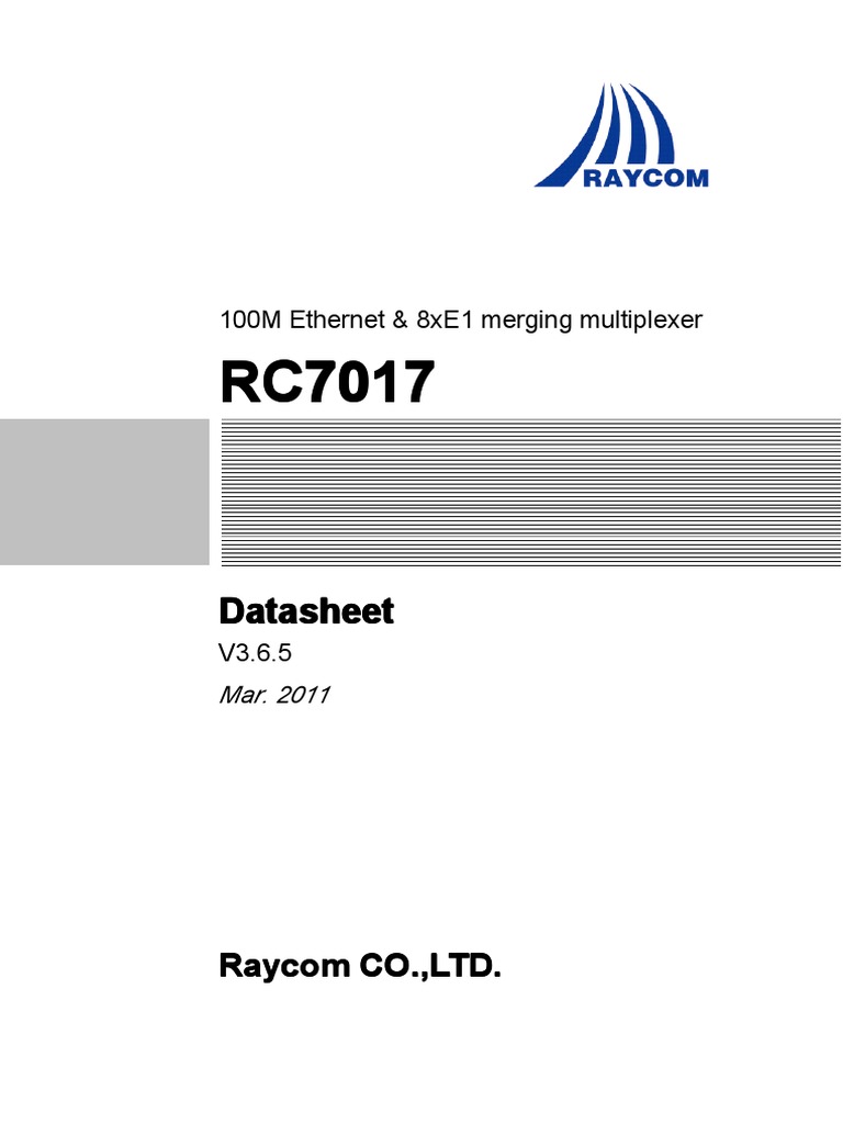 RC7017-datasheet-V3 6 5 | PDF | Input/Output | Computer Data