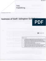 Case - 1 Business of Golf