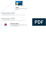 Descarga A PDF Descarga A PDF: Aluminum Sheet