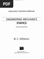 Solucionario Estatitca HIBBELER 12 ED PDF | PDF