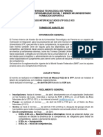 Torneo Karate-Do - Interfacultades UTP 2019 - Reglamento PDF