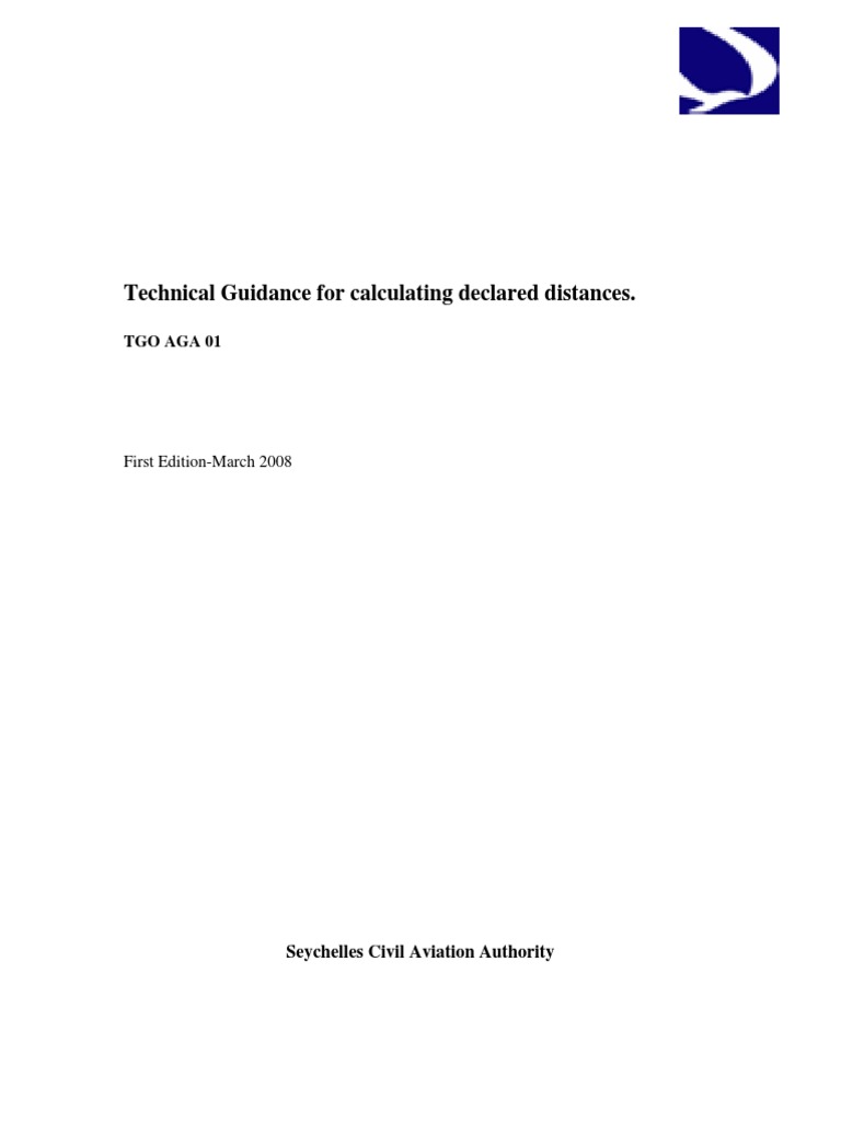 Declared Distances Calculation Guide | PDF | Runway | Aviation
