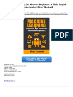 Machine Learning For Absolute Beginners A Plain English Introduction