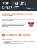 3 Chart Patterns Cheat Sheet PDF