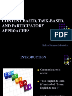 Content Based, Task-Based, and Participatory Approaches 2