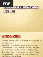 Logistics Information System