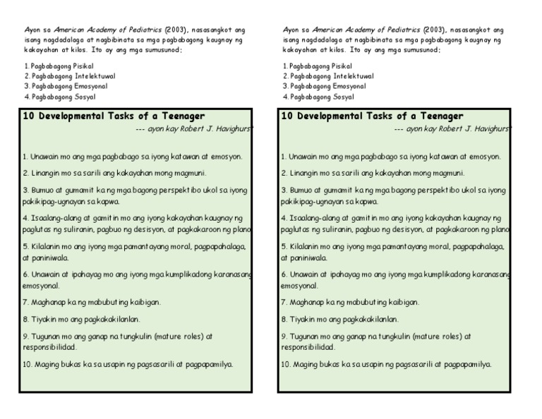 Esp 7 Handout | PDF