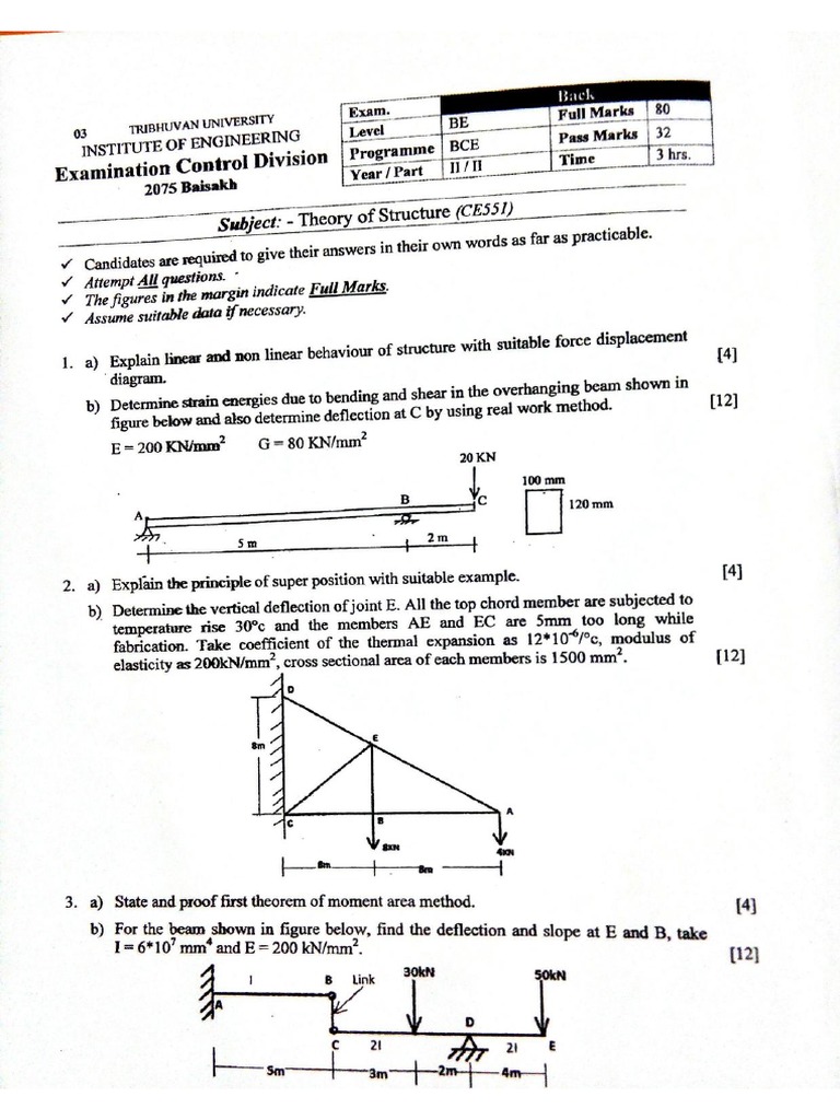 Theory of Structure PDF | PDF