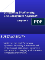 Sustaining Biodiversity: The Ecosystem Approach