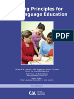 Guiding Principles For Bilingual Education