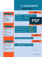 Daftar Riwayat Hidup Yang Benar
