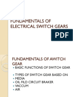 Fundamentals of Electrical Switchgears