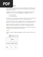 Grammatical Categories