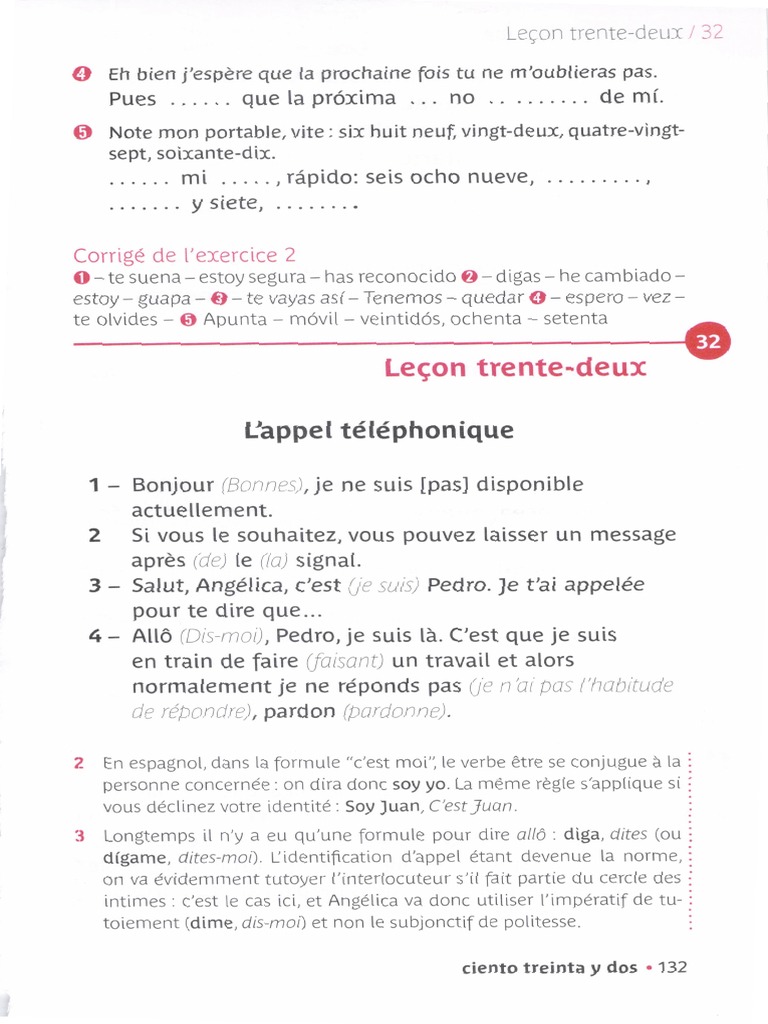 J espère Que Tu Vas Bien En Espagnol Espagnol B2 Part3 | PDF
