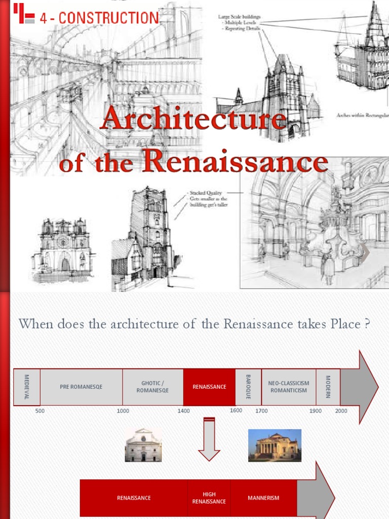 Architecture Renaissance: of The | PDF | Renaissance | Cultural ...