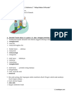 Soal Tematik Kelas 2 Tema 1 Subtema 1