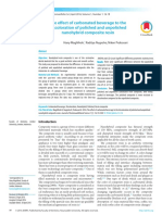 The Effect of Carbonated Beverage To The Discoloration of Polished and Unpolished Nanohybrid Composite Resin