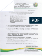 Corrigendum: 2019 Division Eco-Scilympic Cum Science and Technology Fair