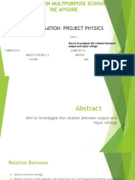 Investigation Project Physics: Topic