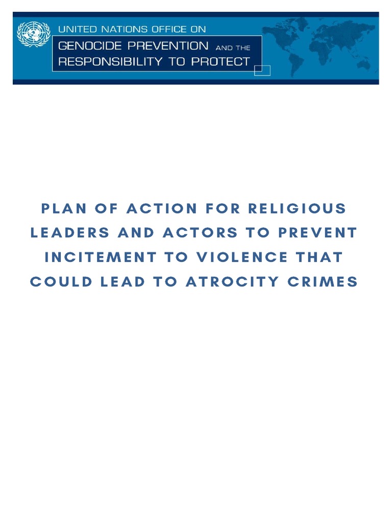 Plan of Action Advanced | PDF | Hate Speech | Interfaith Dialogue