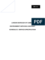 LB Camden - Service Specification (2017 - 2025)