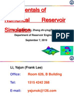 Fundamentals of Numerical Reservoir Simulation