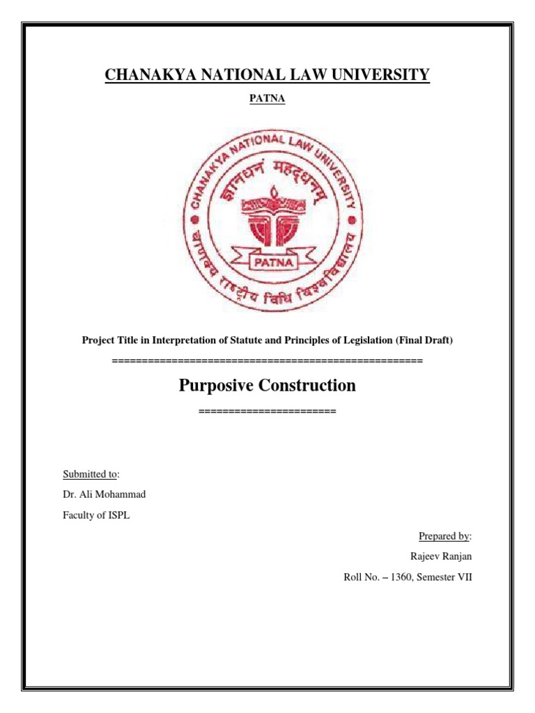 Interpretation of Statute PDF Plain Meaning Rule Statutory