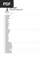 Erproof: Blog About All Things Sap