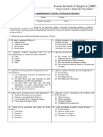 Evaluacion 5to Basico