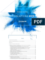 Programa Eleitoral do CDS às Legislativas 2019